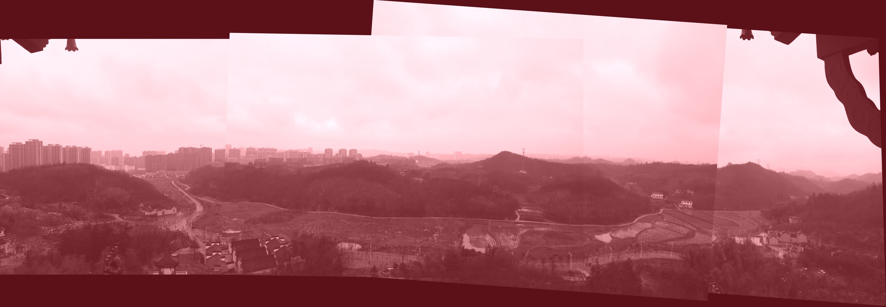 Original site panorama viewed from the Red Army Pavilion